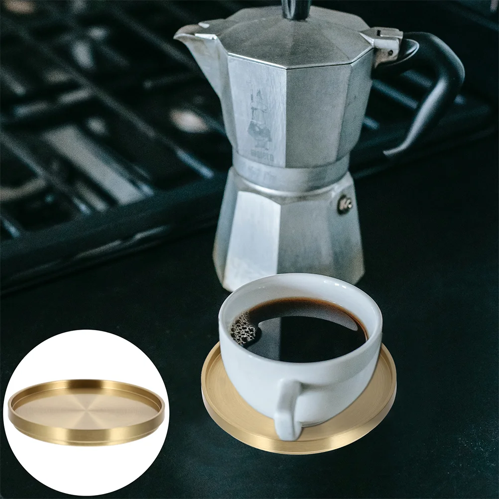 2 Pcs Tea Coaster Coffee Table Tray Round Hot Pot Pad Mug Coaster Pot Rack Bronze Coaster Brass Tea Culture Supply
2 Pcs Tea Coaster Coffee Table Tray Round Hot Pot Pad Mug Coaster Pot Rack Bronze Coaster Brass Tea Culture Supply