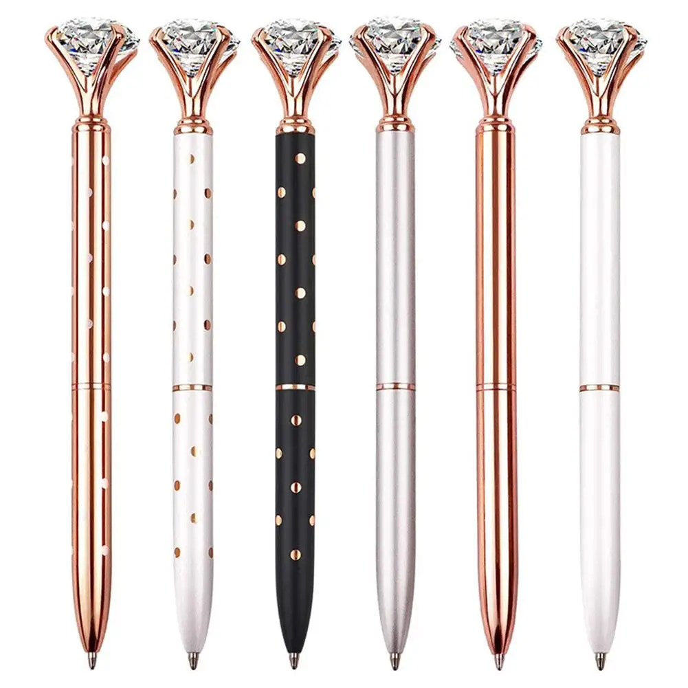 Diamond Crystal Pen Ballpoint Pen Student Stationery Office Business Gifts 1.0mm Metal Nib Rhinestone Pen Ball Point Pen
Diamond Crystal Pen Ballpoint Pen Student Stationery Office Business Gifts 1.0mm Metal Nib Rhinestone Pen Ball Point Pen