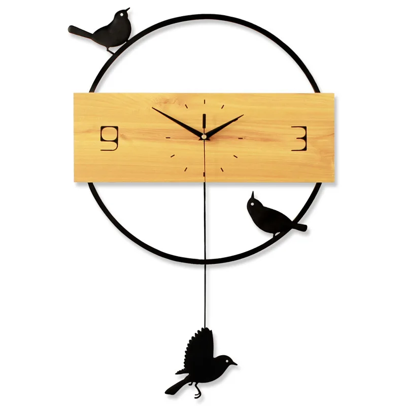 Chic Large Wooden Wall Clocks 3D Quartz Silent Pendulum Clock For Home Decoration Bedroom Living Room Nordic Modern Design
Chic Large Wooden Wall Clocks 3D Quartz Silent Pendulum Clock For Home Decoration Bedroom Living Room Nordic Modern Design