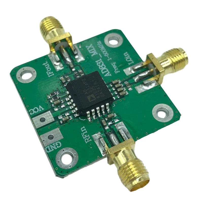 AD831 High Frequency Transducer RF Mixer Module 500MHz Bandwidth RF Frequency Converter
AD831 High Frequency Transducer RF Mixer Module 500MHz Bandwidth RF Frequency Converter