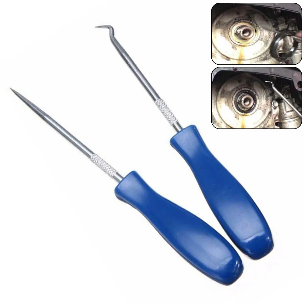2pcs Car Pick&Hook Tool O Ring Oil Seal Gasket Puller Remover Hand Tools Repair Hand Cockpit Pry Tool Accessories
2pcs Car Pick&Hook Tool O Ring Oil Seal Gasket Puller Remover Hand Tools Repair Hand Cockpit Pry Tool Accessories