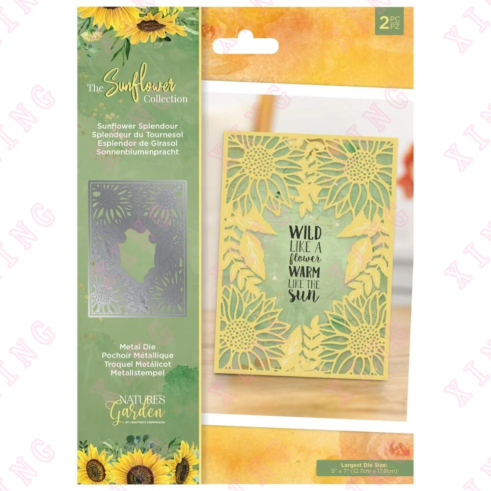 Newest Sunflower Splendour Die Set Metal Cutting Dies Scrapbook Decoration Embossing Template Diy Gift Card Handmade Craft Molds
Newest Sunflower Splendour Die Set Metal Cutting Dies Scrapbook Decoration Embossing Template Diy Gift Card Handmade Craft Molds