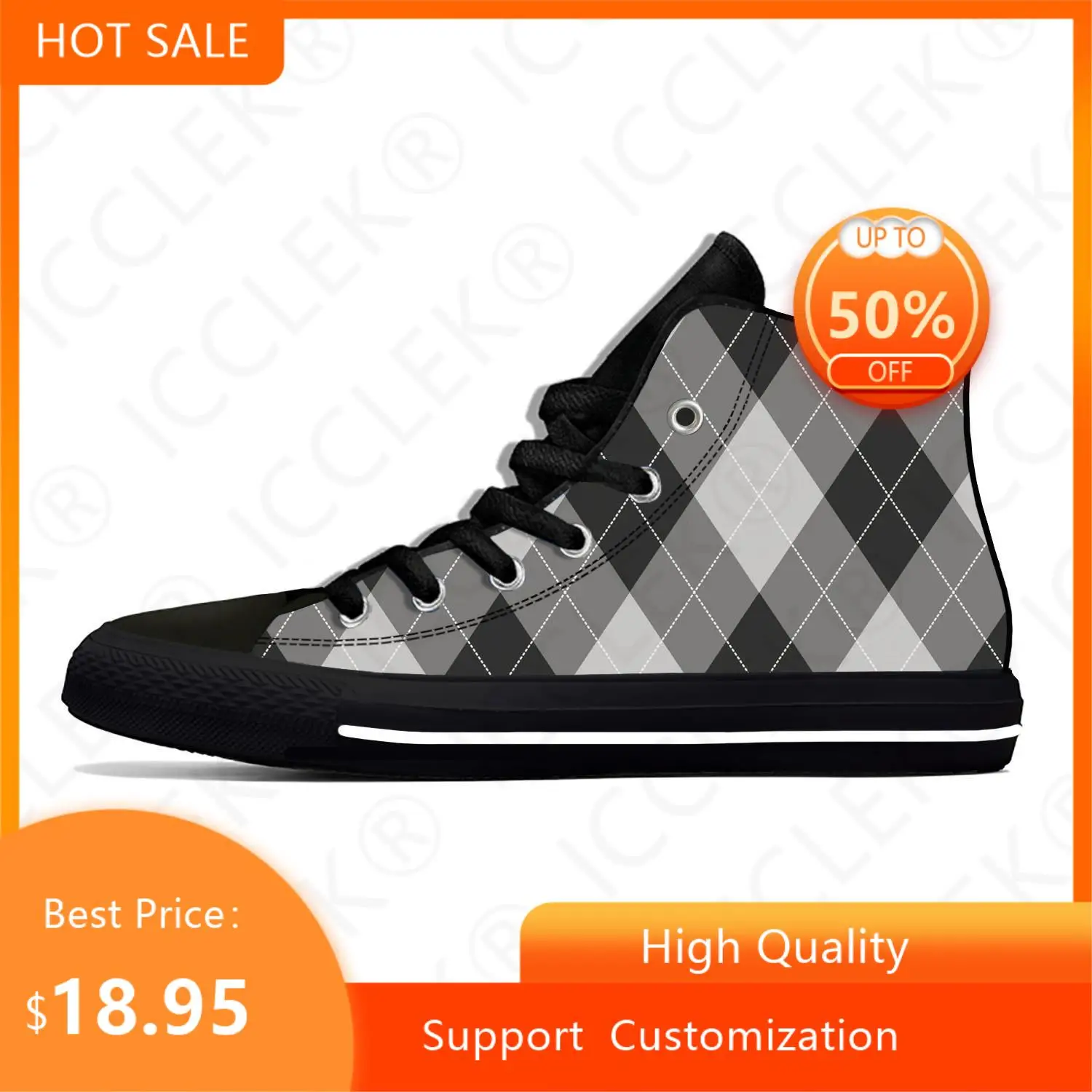 Summer Argyle Diamond Pattern Aesthetic Popular Casual Shoes High Top Lightweight Breathable Mens Womens Hot Sneakers Board Shoe
Summer Argyle Diamond Pattern Aesthetic Popular Casual Shoes High Top Lightweight Breathable Mens Womens Hot Sneakers Board Shoe