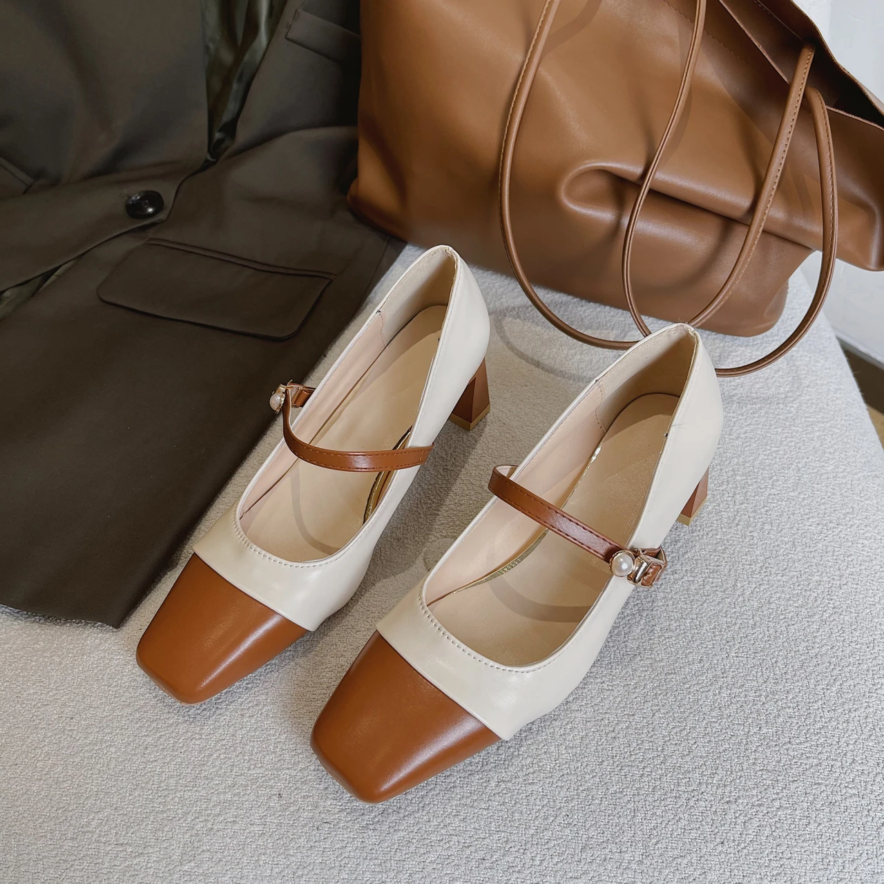 Spring Autumn Fashion Women's Shoes Mid Heel High Heels Round Toe Casual Shoes Ladies Office Shoes Dress Sweet Zapatos Mujer
Spring Autumn Fashion Women's Shoes Mid Heel High Heels Round Toe Casual Shoes Ladies Office Shoes Dress Sweet Zapatos Mujer