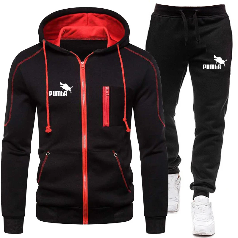 2022 Winter Men's Tracksuit Leisure Sportswear Zipper Hoodies Pants Two Piece Sets Suit Fashion Hip Hop Streetwear Joggers Male
2022 Winter Men's Tracksuit Leisure Sportswear Zipper Hoodies Pants Two Piece Sets Suit Fashion Hip Hop Streetwear Joggers Male