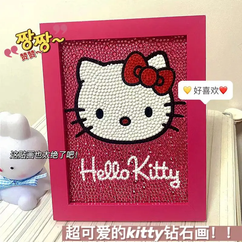 Kawaii Sanrio Series Handmade DIY Hello Kittys Stickers Diamond Stickers Full of Diamonds Kids Diamond Painting Stickers Gifts
Kawaii Sanrio Series Handmade DIY Hello Kittys Stickers Diamond Stickers Full of Diamonds Kids Diamond Painting Stickers Gifts
