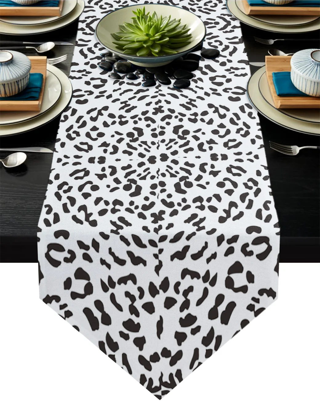 Black And White Animal Leopard Print Table Runners Home Kitchen Dining Tablecloths Wedding Party Table Decoration Table Runner
Black And White Animal Leopard Print Table Runners Home Kitchen Dining Tablecloths Wedding Party Table Decoration Table Runner