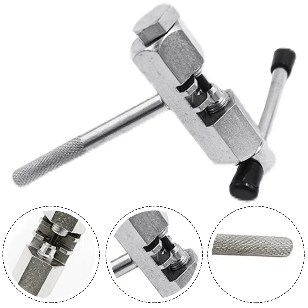 Bicycle Chain Splitter Link Pin Remover Tool Bike Chain Remover Breaker Anti-slip Handle Durable Bikes Repair Tools 79x50x14mm
Bicycle Chain Splitter Link Pin Remover Tool Bike Chain Remover Breaker Anti-slip Handle Durable Bikes Repair Tools 79x50x14mm