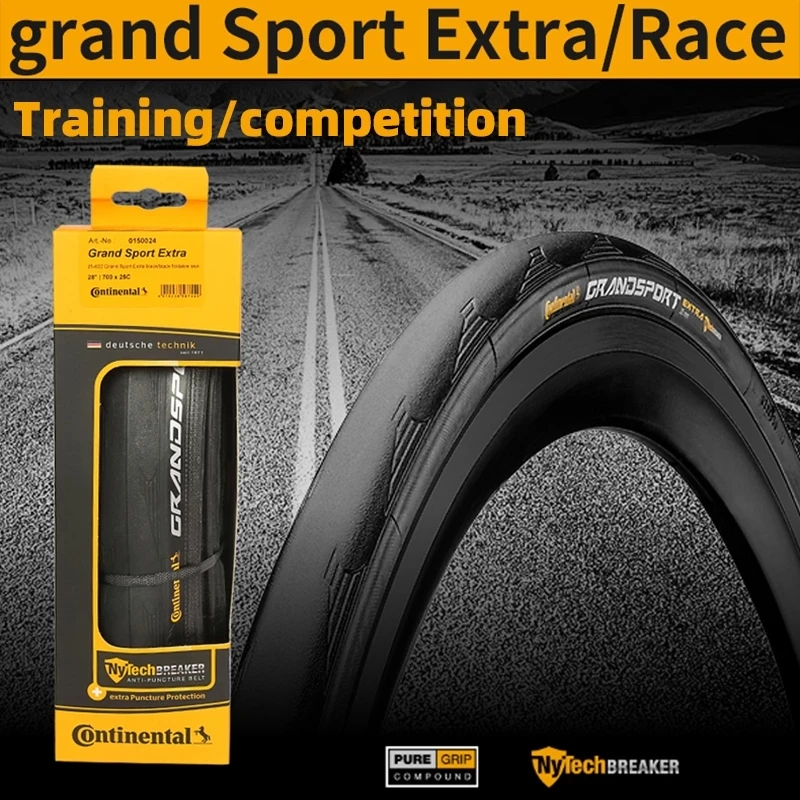 Original Continental Road Tire GRAND Sport Race & Extra 700× 23C / 25C / 28C Foldable Road Bicycle Clincher Gravel Bike Tyre
Original Continental Road Tire GRAND Sport Race & Extra 700× 23C / 25C / 28C Foldable Road Bicycle Clincher Gravel Bike Tyre