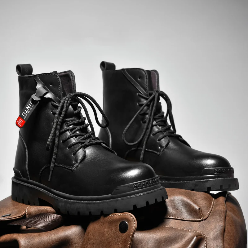 Military Tactical Ankle Boots Men Spilt Leather Fashion Man Boots Winter Platform Snow Boots for Men Shoes Casual Black Boots
Military Tactical Ankle Boots Men Spilt Leather Fashion Man Boots Winter Platform Snow Boots for Men Shoes Casual Black Boots