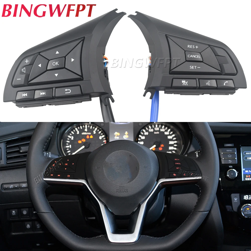 Steering Wheel Button Switch For Nissan Note Epower 2018 2019 2020 Navigation Np300 2017 Bluetooth Phone Cruise Control Volume
Steering Wheel Button Switch For Nissan Note Epower 2018 2019 2020 Navigation Np300 2017 Bluetooth Phone Cruise Control Volume