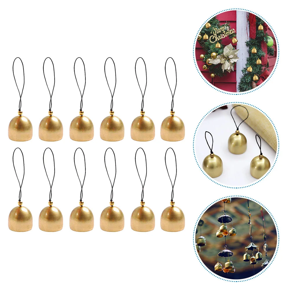 12pcs Metal Bells Vintage DIY Hanging Rope Bells Christmas Tree Decor Bells
12pcs Metal Bells Vintage DIY Hanging Rope Bells Christmas Tree Decor Bells