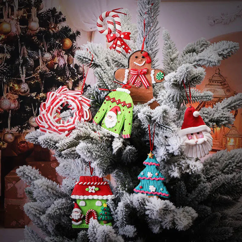 2023 Christmas Decorations New Soft Clay Hangings Window Decoration Supplies Christmas Tree Hangings Creative Props Home Decor
2023 Christmas Decorations New Soft Clay Hangings Window Decoration Supplies Christmas Tree Hangings Creative Props Home Decor
