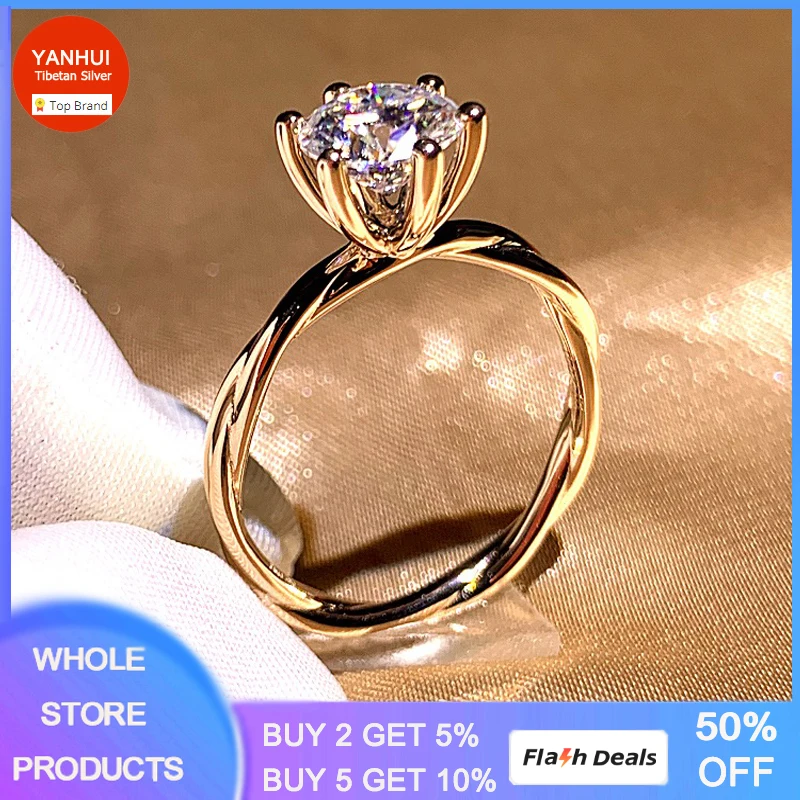 YANHUI Trendy Twist Vine Rings for Women Dainty Rose Gold Color Sparkling Solitaire Cubic Zirconia Wedding Band Original Jewelry
YANHUI Trendy Twist Vine Rings for Women Dainty Rose Gold Color Sparkling Solitaire Cubic Zirconia Wedding Band Original Jewelry
