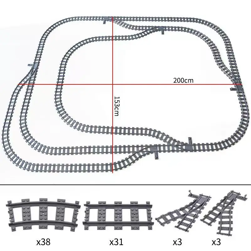 Advanced train building blocks track engineering full set of city train train track expansion stitching building blocks educatio
Advanced train building blocks track engineering full set of city train train track expansion stitching building blocks educatio
