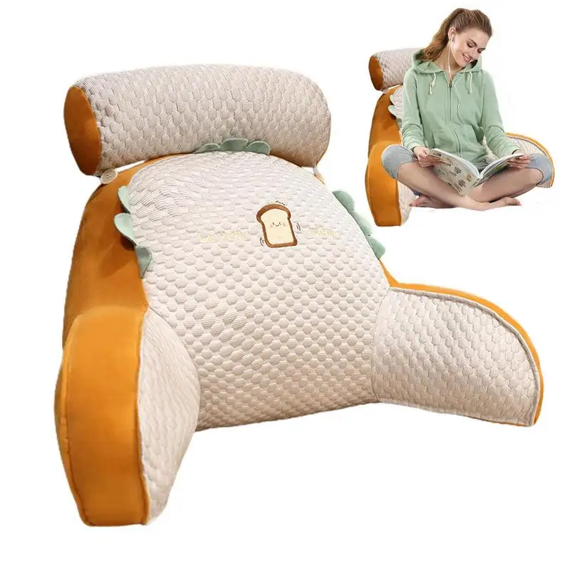 Sit Up Pillow Back Support Wedge Pillow Portable Bed Chair Arm Pillow With Detachable Fluffy Neck Pillow For Floor Reading Couch
Sit Up Pillow Back Support Wedge Pillow Portable Bed Chair Arm Pillow With Detachable Fluffy Neck Pillow For Floor Reading Couch