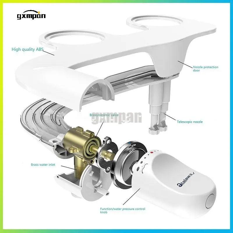 Intelligence Toitet Bidet Sprayer Non-electric Dual Nozzle Bidet Toilet Seat Hygienic Shower For Bathroom Accessorys
Intelligence Toitet Bidet Sprayer Non-electric Dual Nozzle Bidet Toilet Seat Hygienic Shower For Bathroom Accessorys