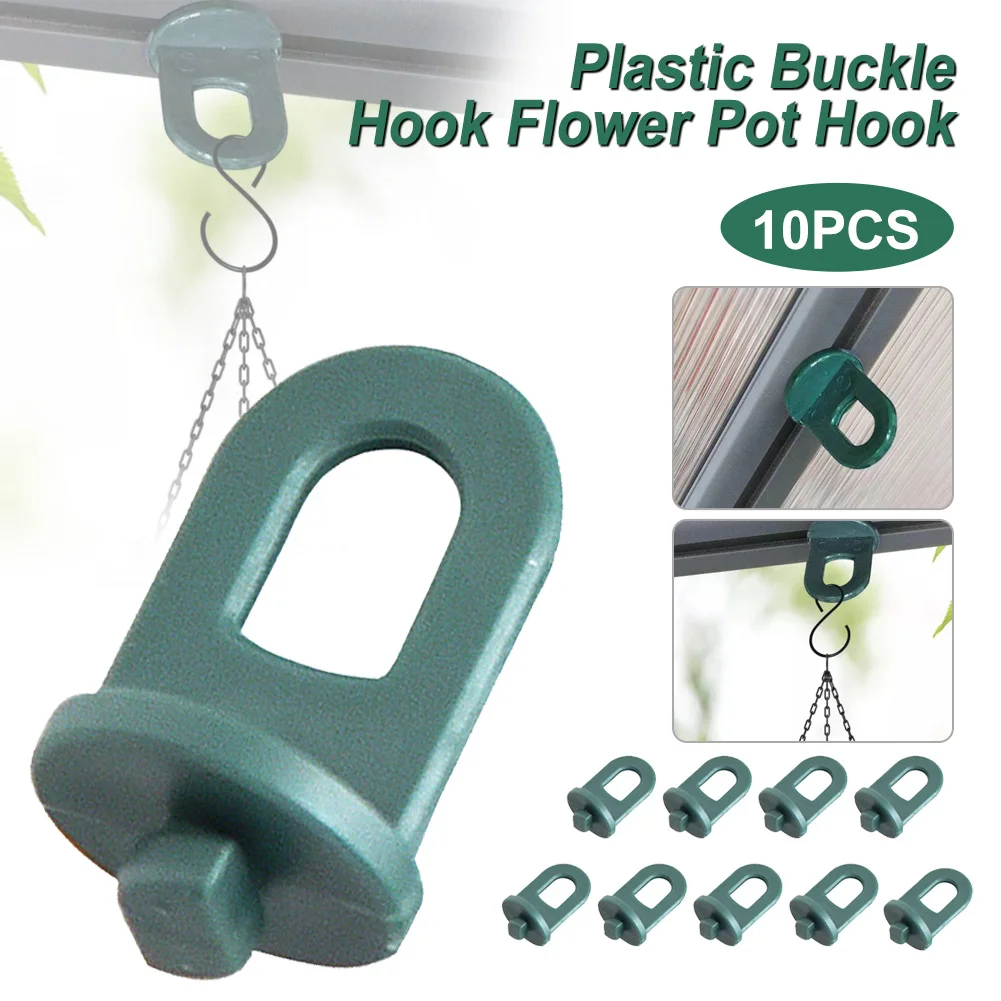 10 Pieces Greenhouse Hanging Hooks Stand Vine Clips Fastener for Greenhouse Plant Flower Hangers Garden Tool
10 Pieces Greenhouse Hanging Hooks Stand Vine Clips Fastener for Greenhouse Plant Flower Hangers Garden Tool