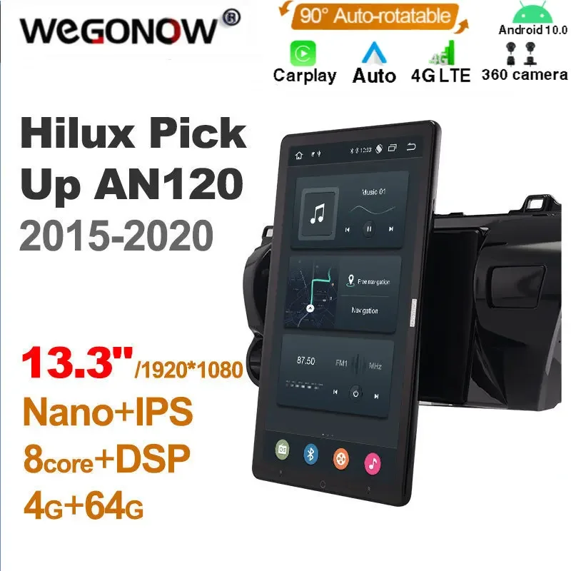 1920*1080 Android10.0 Ownice 13.3 Inch Rotation Autoradio for Toyota Hilux Pick Up AN120 2015-2020 Car Radio Multimedia DSP
1920*1080 Android10.0 Ownice 13.3 Inch Rotation Autoradio for Toyota Hilux Pick Up AN120 2015-2020 Car Radio Multimedia DSP