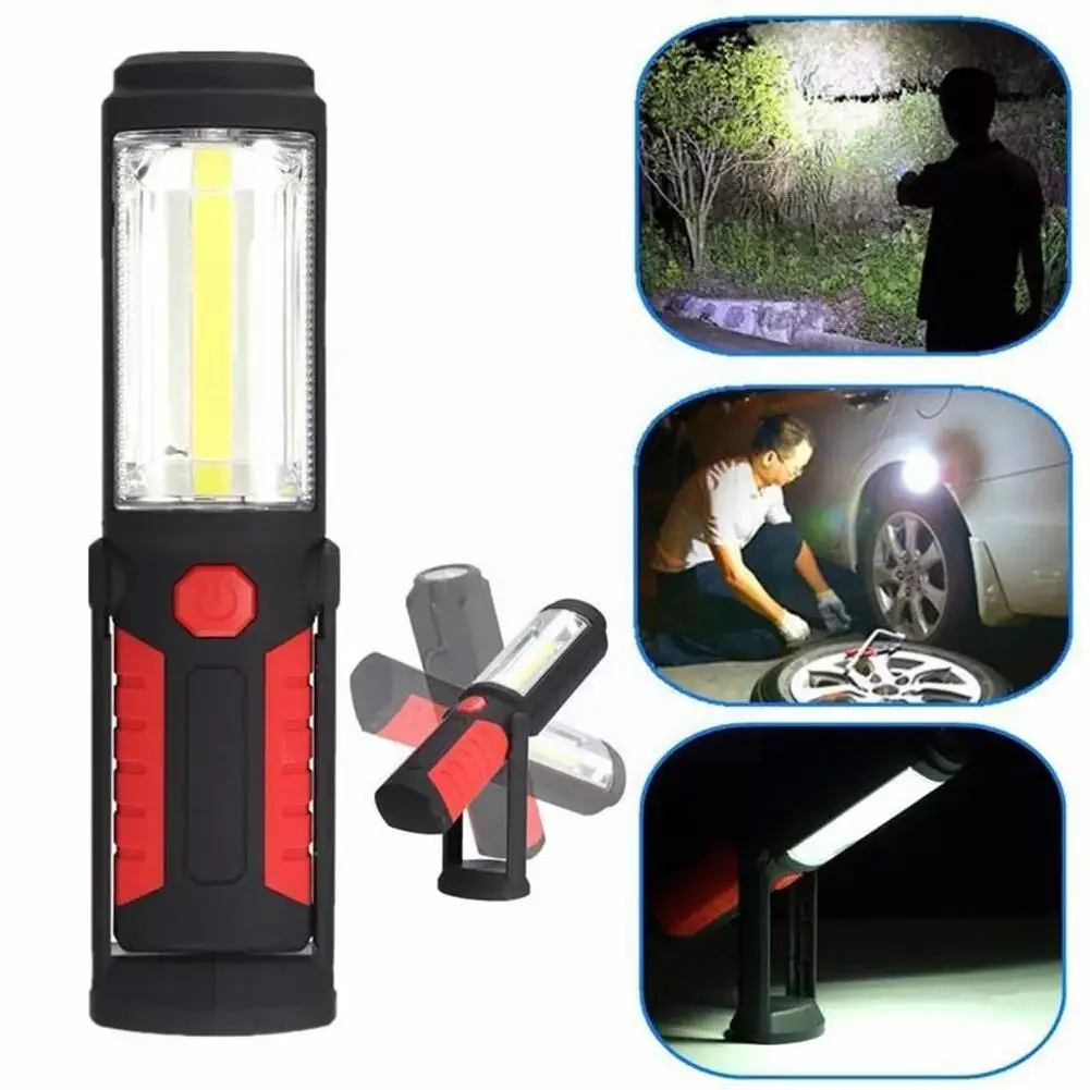 Portable Cob Lamps Led Flashlight Torch Work Stand Battery Camping Magnetic Light Powered Aa Hook Outdoors Sport O9j9
Portable Cob Lamps Led Flashlight Torch Work Stand Battery Camping Magnetic Light Powered Aa Hook Outdoors Sport O9j9