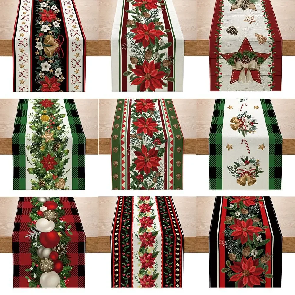 33x183cm Christmas Linen Table Runner Christmas Flower Table Mat 2024 Xmas Navidad Merry Christmas Decor For Home
33x183cm Christmas Linen Table Runner Christmas Flower Table Mat 2024 Xmas Navidad Merry Christmas Decor For Home