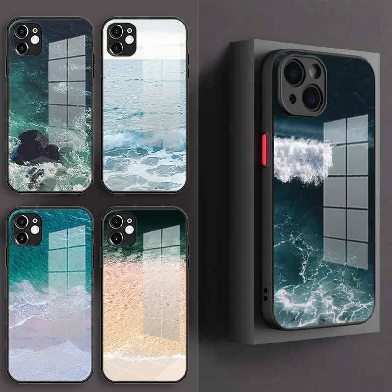 Great Blue Wave Clear Black Glass Phone Case For iPhone 14 13 11 12 Mini Pro Max XS XR X Silicone Cover
Great Blue Wave Clear Black Glass Phone Case For iPhone 14 13 11 12 Mini Pro Max XS XR X Silicone Cover