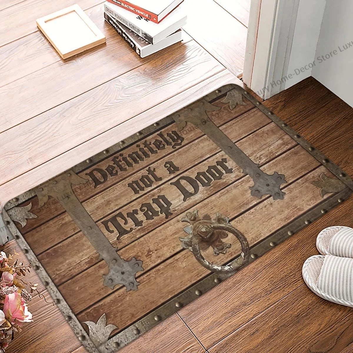 Dnd Bathroom Mat Definitely Not A Trap Door Doormat Flannel Carpet Balcony Rug Home Decor
Dnd Bathroom Mat Definitely Not A Trap Door Doormat Flannel Carpet Balcony Rug Home Decor