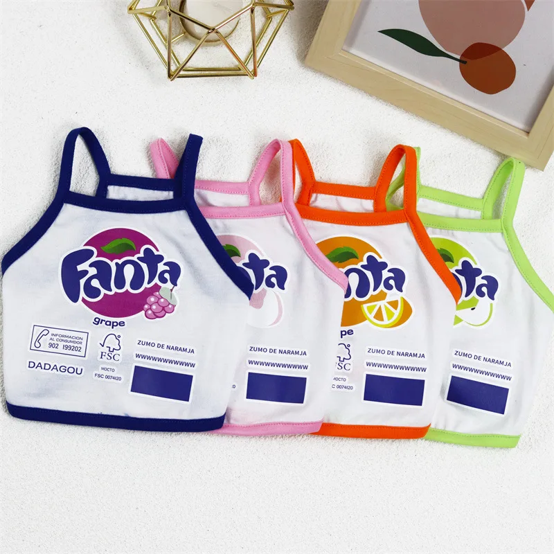 Summer Cartoon Dog Clothes Cute Pet Fruit Suspender Vest Yorkshire Chihuahua Cotton Puppy Cats Clothes for Small Medium Dogs
Summer Cartoon Dog Clothes Cute Pet Fruit Suspender Vest Yorkshire Chihuahua Cotton Puppy Cats Clothes for Small Medium Dogs