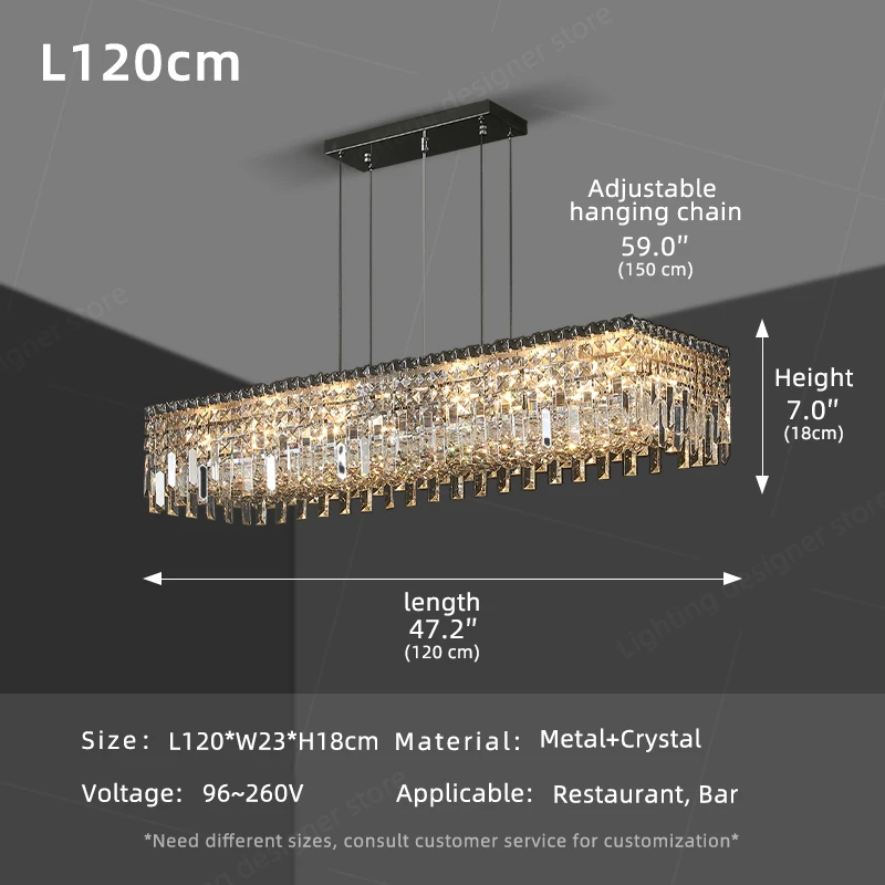 Подвесной светильник Yingxuan хрустальный 90-260В
Подвесной светильник Yingxuan хрустальный 90-260В