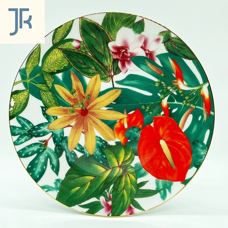 Green Plant Wall Decorative Plates Ink Jungle Painting Ceramic Dish Turtle Leaf Pattern Home Decor Porcelain Wall Hanging Craft
Green Plant Wall Decorative Plates Ink Jungle Painting Ceramic Dish Turtle Leaf Pattern Home Decor Porcelain Wall Hanging Craft