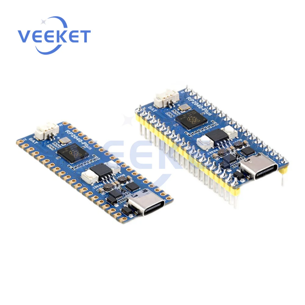 Raspberry Pi Pico RP2040-Plus microcontroller upgrade version Micro Snow with 4MB Flash and Battery Port
Raspberry Pi Pico RP2040-Plus microcontroller upgrade version Micro Snow with 4MB Flash and Battery Port