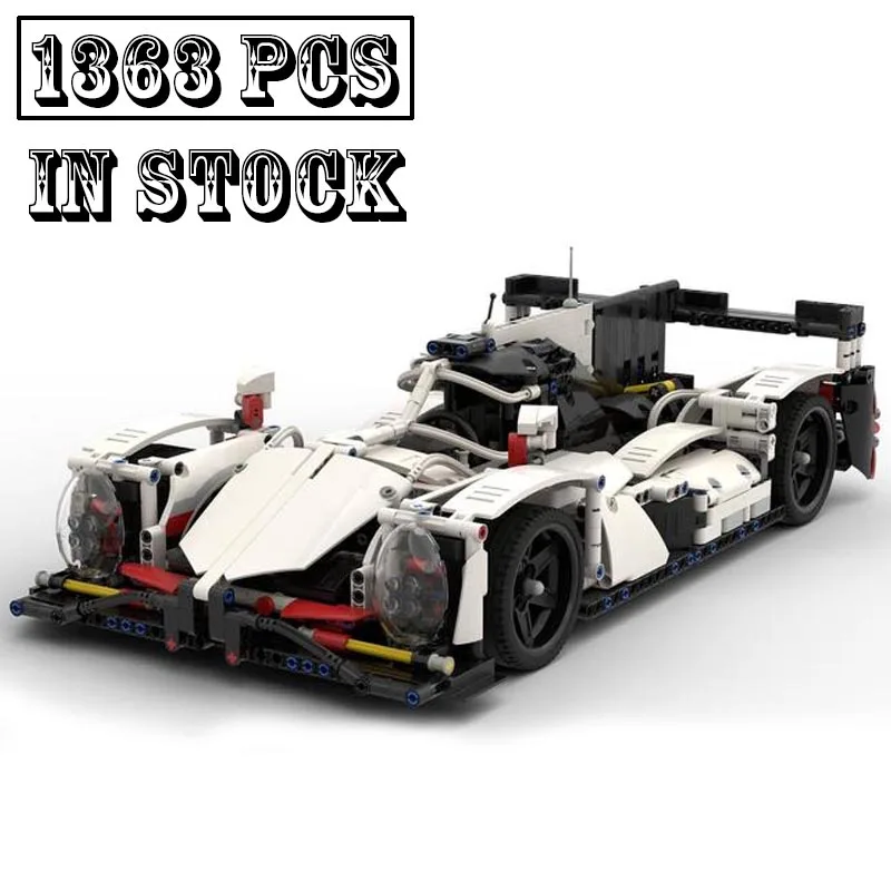 

New Le Mans LMP1 car MOC Hyper Car Super Racing Car Compatible 10304 Model Building Blocks Children Toys Holiday Birthdays Gifts