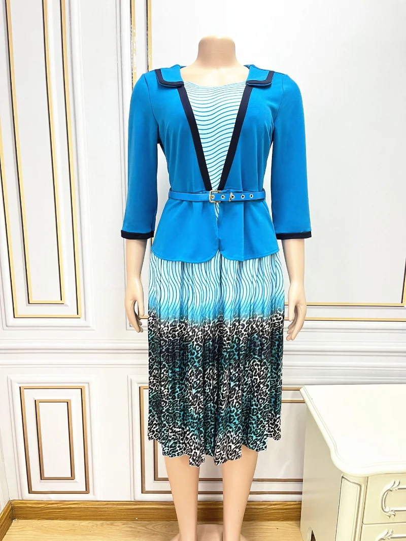 Fake Two-Piece African Dresses For Women 2023 Summer Elegant Africa Clothing Office Lady Party Dress Dashiki Ankara Outfits Robe
Fake Two-Piece African Dresses For Women 2023 Summer Elegant Africa Clothing Office Lady Party Dress Dashiki Ankara Outfits Robe