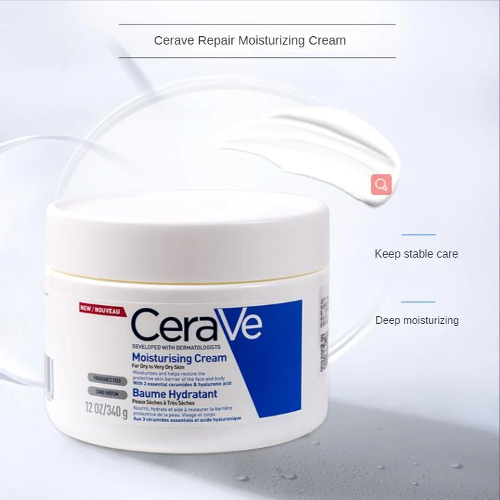 

Крем для лица CeraVe, увлажняющий крем для сухой кожи, бриллиантовый крем для омоложения кожи, товары для ухода, 85/340 г/454 г