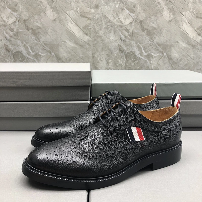 TB THOM Men's Oxford Dress Shoes Classic Handmade Calfskin Manufacturing More Compact Luxury Brand Designer Casual TB Shoes
TB THOM Men's Oxford Dress Shoes Classic Handmade Calfskin Manufacturing More Compact Luxury Brand Designer Casual TB Shoes