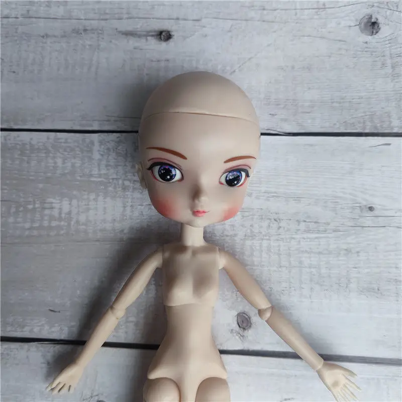 34cm BJD SD Doll DIY Practice Model Toys Nude Body Head With Eyes Naked Nude Bareheaded Doll For Children Gifts
34cm BJD SD Doll DIY Practice Model Toys Nude Body Head With Eyes Naked Nude Bareheaded Doll For Children Gifts