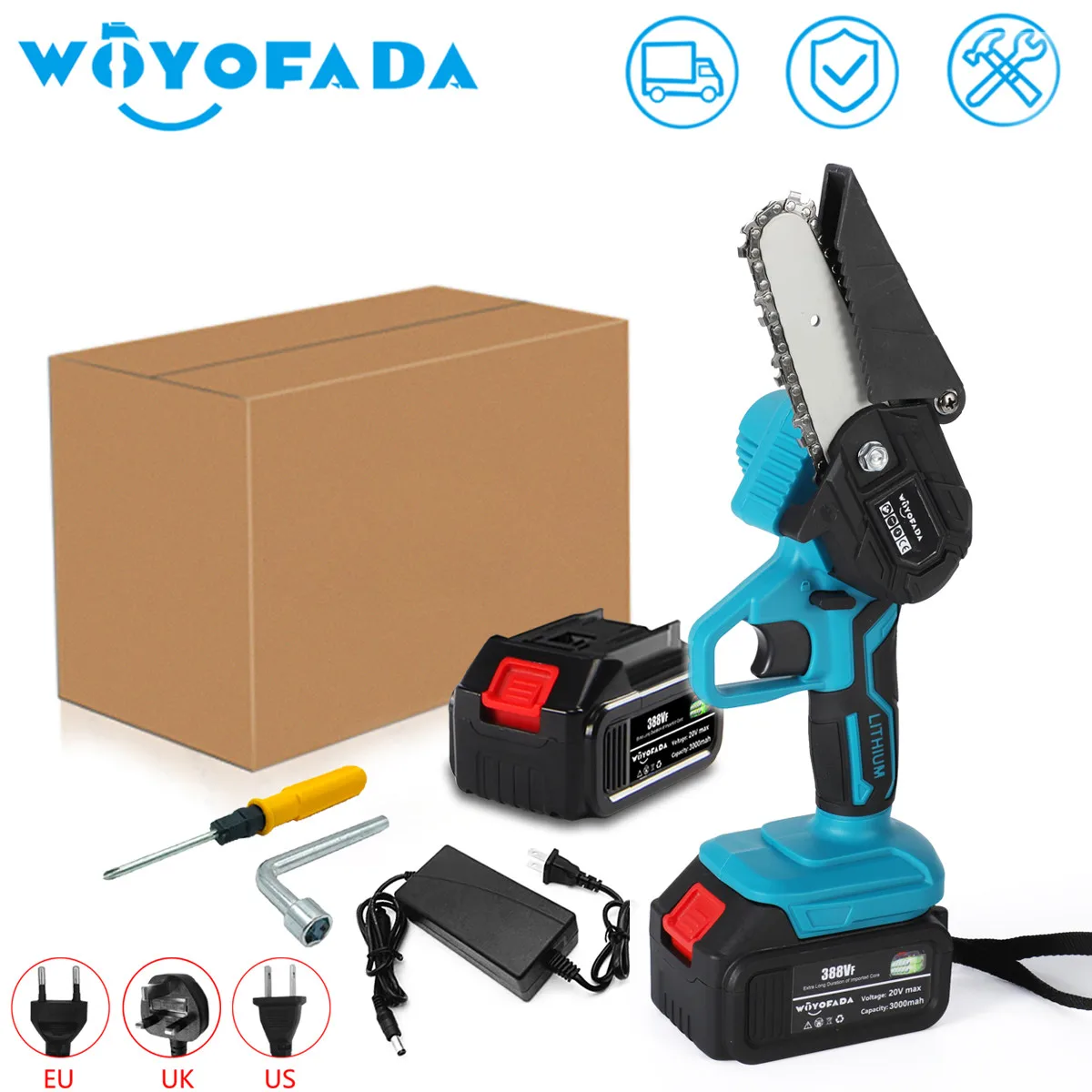 4-дюймовая электрическая пила, бензопила для фруктовых деревьев, деревообрабатывающие садовые инструменты с аккумулятором, ручные резаки д... 
4-дюймовая электрическая пила, бензопила для фруктовых деревьев, деревообрабатывающие садовые инструменты с аккумулятором, ручные резаки д...