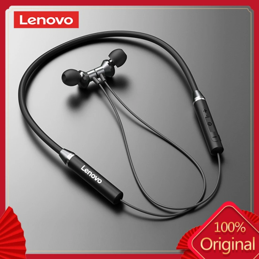 Original Lenovo HE05 Wireless Bluetooth5.0 Earphone Waterproof Sport Magnetic Necklace Headset CVC Noise-canceling Microphone
Original Lenovo HE05 Wireless Bluetooth5.0 Earphone Waterproof Sport Magnetic Necklace Headset CVC Noise-canceling Microphone