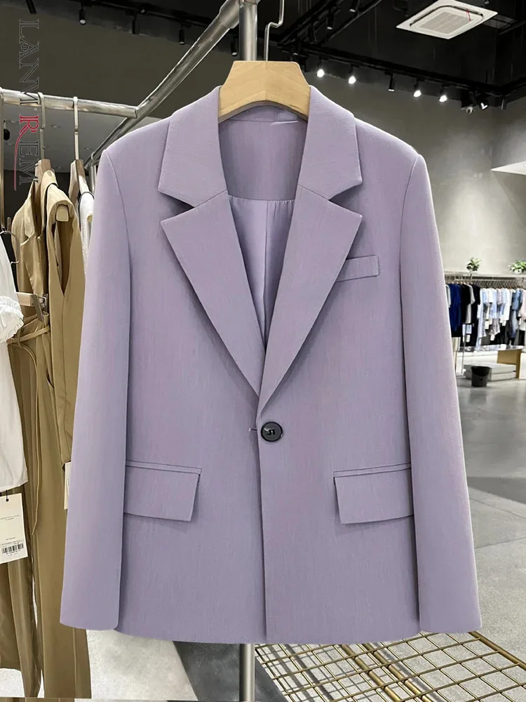 LANMREM Модный Фиолетовый Женский блейзер с зазубрированным воротником на одной пуговице, однотонное пальто, универсальная Осенняя Новинка 2023, одежда 2AA3630
LANMREM Модный Фиолетовый Женский блейзер с зазубрированным воротником на одной пуговице, однотонное пальто, универсальная Осенняя Новинка 2023, одежда 2AA3630