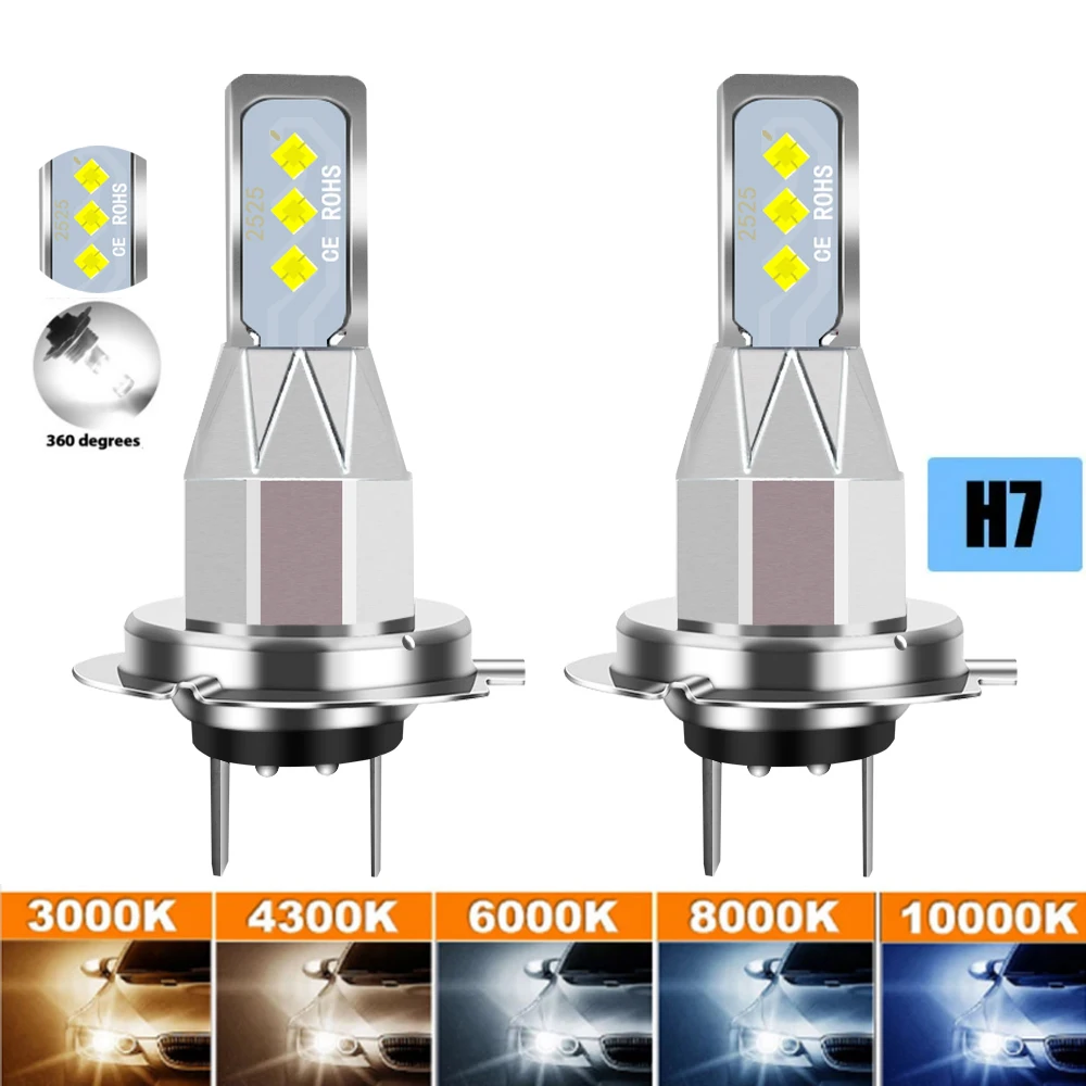 2Pcs H7 H4 H11 H1 H3 9005 LED Fog Light Car Headlight Bulb Beam 24V 12V 80W High Power Auto Lamps 6000K 8000K Headlampt 20000LM
2Pcs H7 H4 H11 H1 H3 9005 LED Fog Light Car Headlight Bulb Beam 24V 12V 80W High Power Auto Lamps 6000K 8000K Headlampt 20000LM