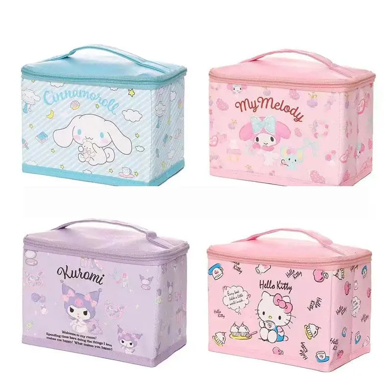 Kawaii Hello Kitty Cartoon Cosmetic Bag Sanrio My Melody High Capacity Can Be Folded Makeup Bag Organizer Toiletries Storage Box
Kawaii Hello Kitty Cartoon Cosmetic Bag Sanrio My Melody High Capacity Can Be Folded Makeup Bag Organizer Toiletries Storage Box