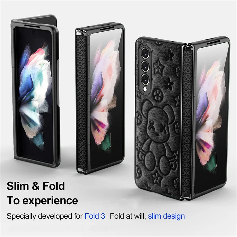 Чехол для Samsung Galaxy Z Fold 4 3 5G Роскошный кожаный чехол с мультяшным рисунком на петлях противоударный чехол для Z Fold4 Fold3
Чехол для Samsung Galaxy Z Fold 4 3 5G Роскошный кожаный чехол с мультяшным рисунком на петлях противоударный чехол для Z Fold4 Fold3