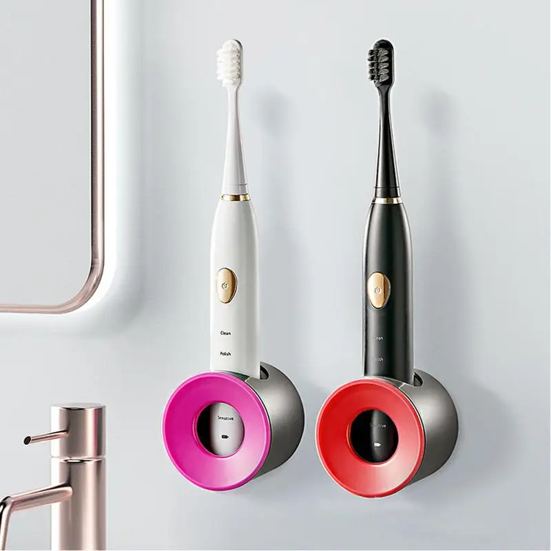 Wall-mounted Dual-hole Electric Toothbrush Holder Punch-free Self-adhesive Toothbrush Holder Bathroom Accessories Storage Rack
Wall-mounted Dual-hole Electric Toothbrush Holder Punch-free Self-adhesive Toothbrush Holder Bathroom Accessories Storage Rack
