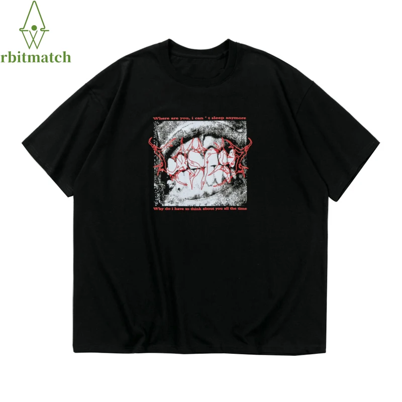 Футболка хлопковая в стиле хип-хоп, креативная Свободная рубашка в стиле Харадзюку, с принтом зубов, модная повседневная Уличная одежда с ко...
Футболка хлопковая в стиле хип-хоп, креативная Свободная рубашка в стиле Харадзюку, с принтом зубов, модная повседневная Уличная одежда с ко...