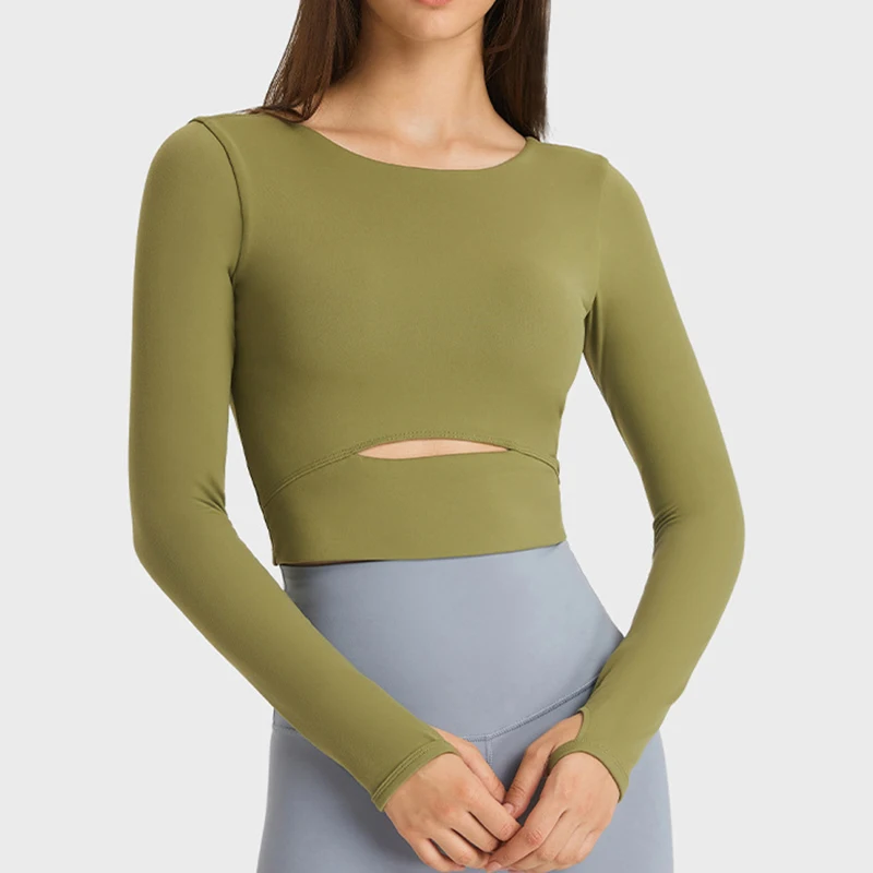 Yoga Shirts Sports Gym Seamless Crop Tops Fitness Women Shirt Clothes Activewear Workout Sportswear Long Sleeve Exercise
Yoga Shirts Sports Gym Seamless Crop Tops Fitness Women Shirt Clothes Activewear Workout Sportswear Long Sleeve Exercise
