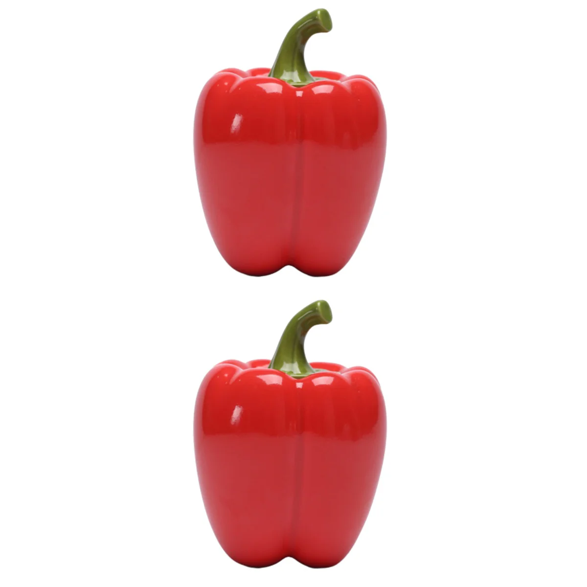 2pcs Pepper Shaped Storage Jar Sealing Container Tea Storage Can Desktop Display Jar Ceramics Storage Container For Home Shop
2pcs Pepper Shaped Storage Jar Sealing Container Tea Storage Can Desktop Display Jar Ceramics Storage Container For Home Shop