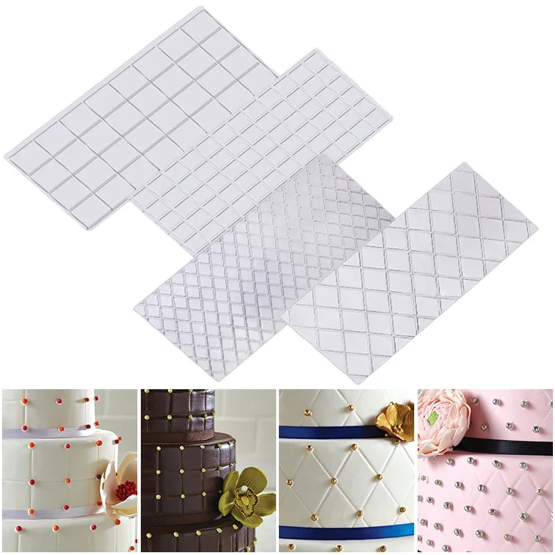 Cake Fondant Impression Mat Mold Lace Embossing Mat Tree Bark/Brick Wall/Flower/Stone Wall Baking Mats Texture Design Chocolate
Cake Fondant Impression Mat Mold Lace Embossing Mat Tree Bark/Brick Wall/Flower/Stone Wall Baking Mats Texture Design Chocolate