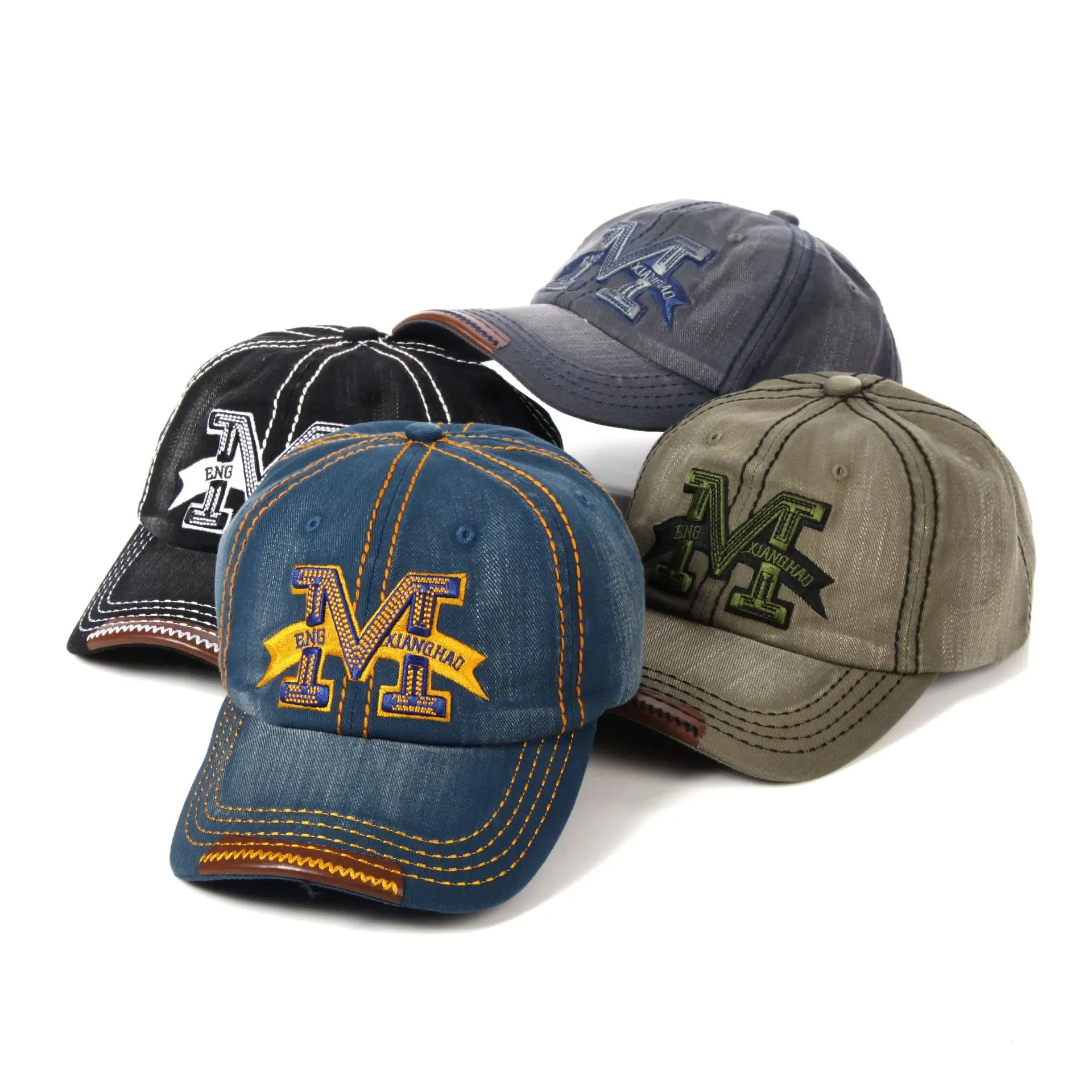 New Trend Denim Baseball Cap For Women And Men Embroidered Letter Snapback Hats Caps Vintage Sunshade Trucker Hats Dad Hat
New Trend Denim Baseball Cap For Women And Men Embroidered Letter Snapback Hats Caps Vintage Sunshade Trucker Hats Dad Hat