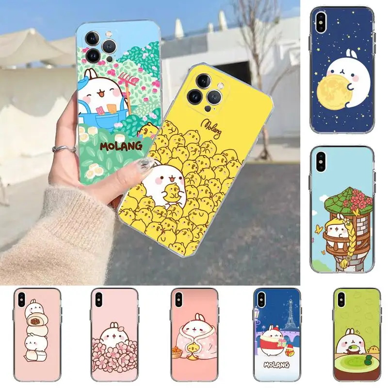Kawaii Molang Phone Case For iPhone XR X XS Max 14 13 Pro Max 11 12 Mini 6 7 8 plus SE 2020 Printing Cover
Kawaii Molang Phone Case For iPhone XR X XS Max 14 13 Pro Max 11 12 Mini 6 7 8 plus SE 2020 Printing Cover