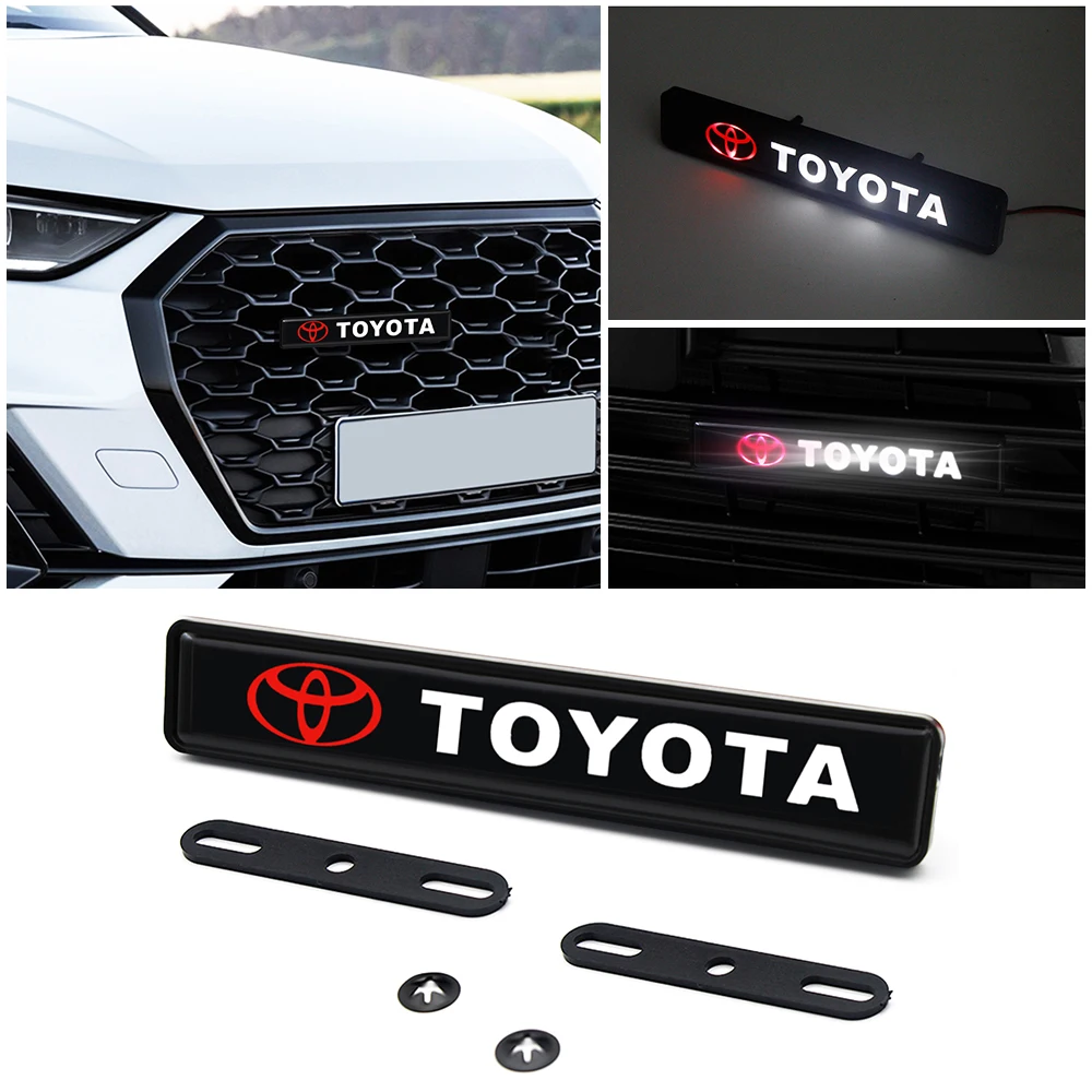 For Toyota Camry 40 Rav4 Jzx90 Cresta Sequoia Fashion Car Front Hood Radiator Radiator Grille LED Bulbs Emblem Decorative Lamps 
For Toyota Camry 40 Rav4 Jzx90 Cresta Sequoia Fashion Car Front Hood Radiator Radiator Grille LED Bulbs Emblem Decorative Lamps